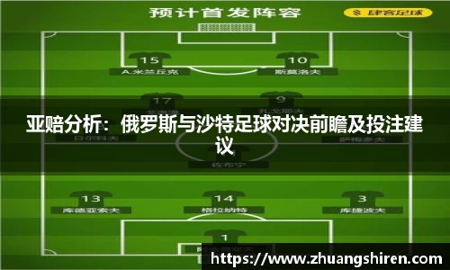 亚赔分析：俄罗斯与沙特足球对决前瞻及投注建议